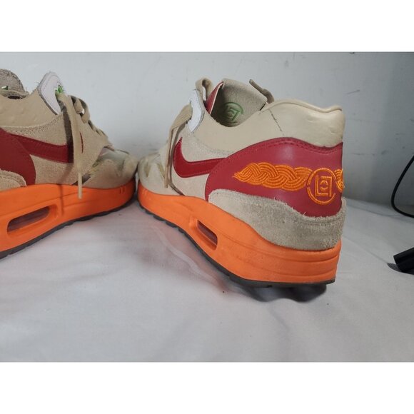 Nike x CLOT Air Max 1 2021 Kiss Of Death Size 9.5 DD1870-100 - Picture 14 of 16